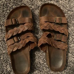 Brown Strappy Sandals